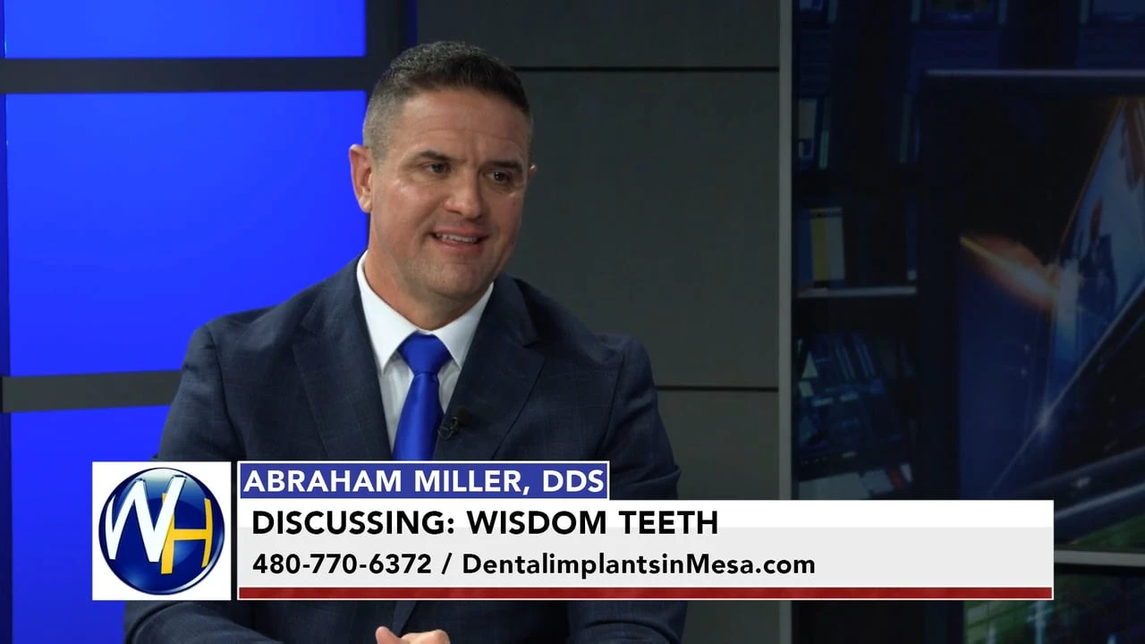 Dr. Abraham Miller discussing wisdom teeth removal on The Wellness Hour